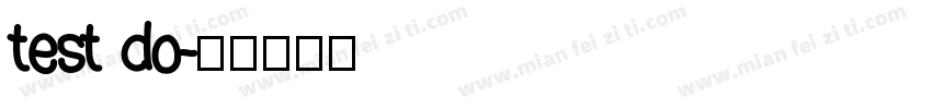test do字体转换